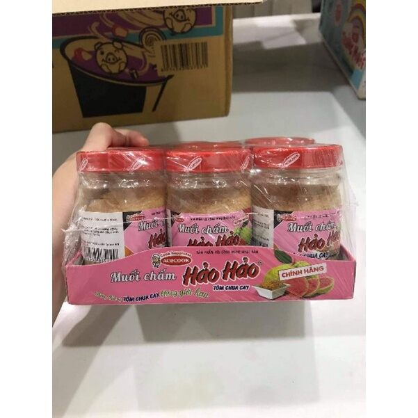 Muối Chấm Hảo Hảo Tôm Chua Cay Hũ 120gr