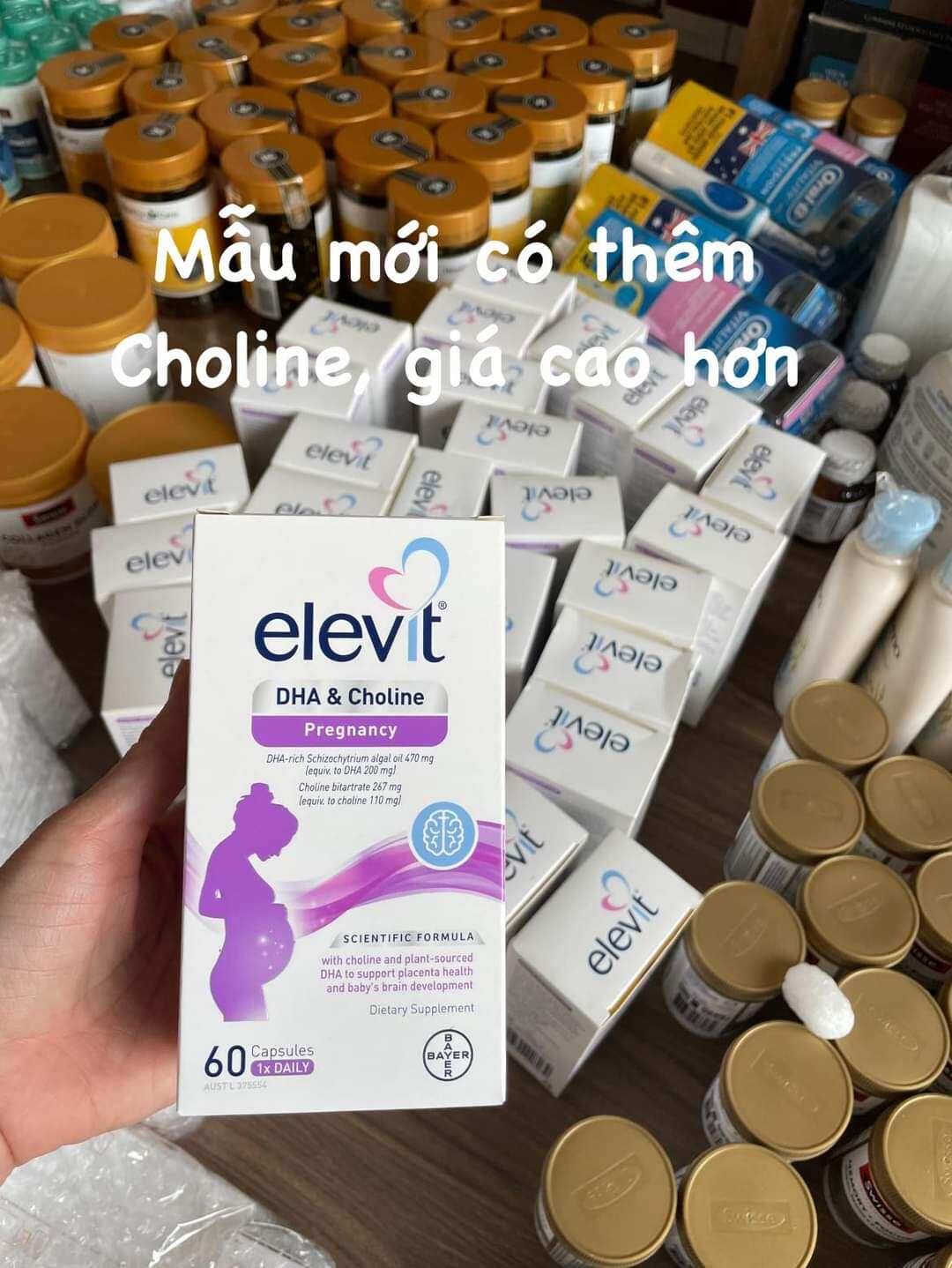Elevit DHA & choline for pregnancy breastfeeding 60 viên