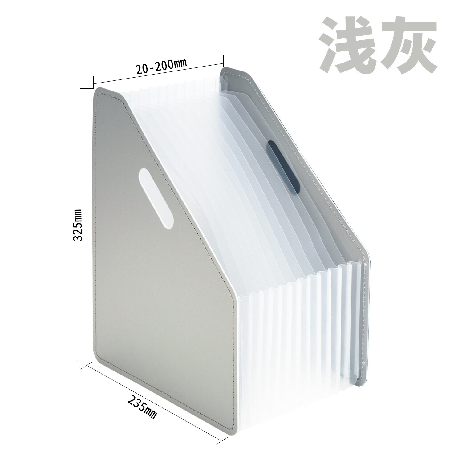 Túi Organ Kiểu Ngang Sức Chứa Lớn Deli Kẹp Tài Liệu Xách Tay Kiểu Dọc A4 13 Ô Kẹp Tài Liệu Bài Thi Trong Suốt Cho Học Sinh