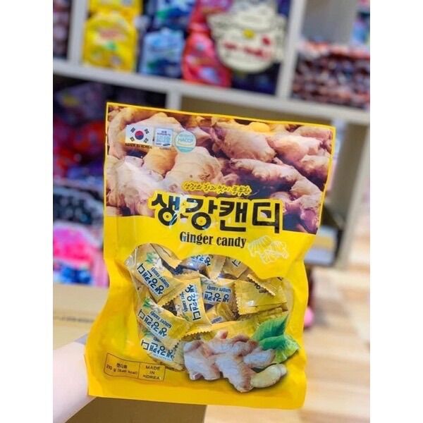 Kẹo gừng Ginger Candy Hàn Quốc Bịch 210g