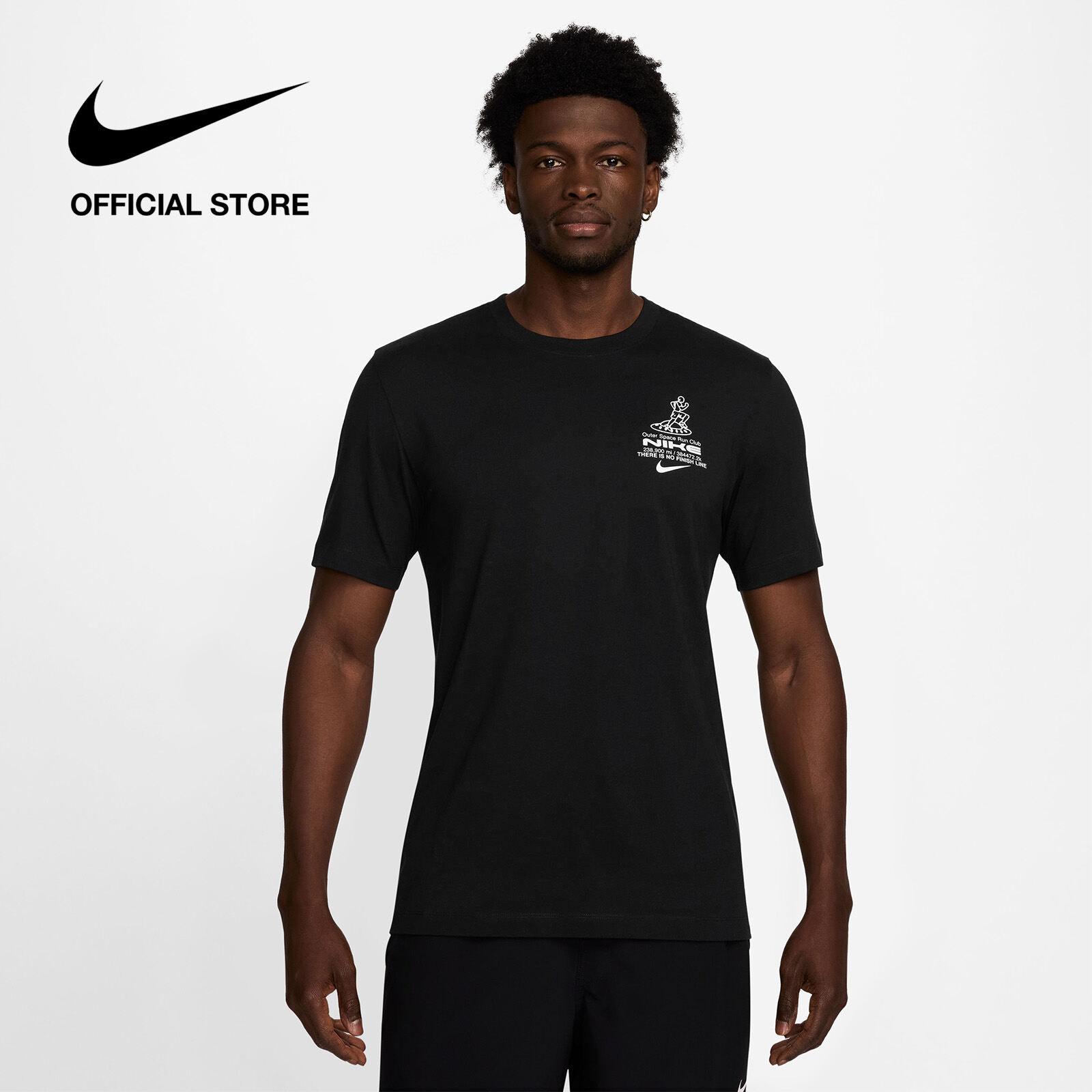 Áo thun nam Nike Mens Run T-Shirt - Black