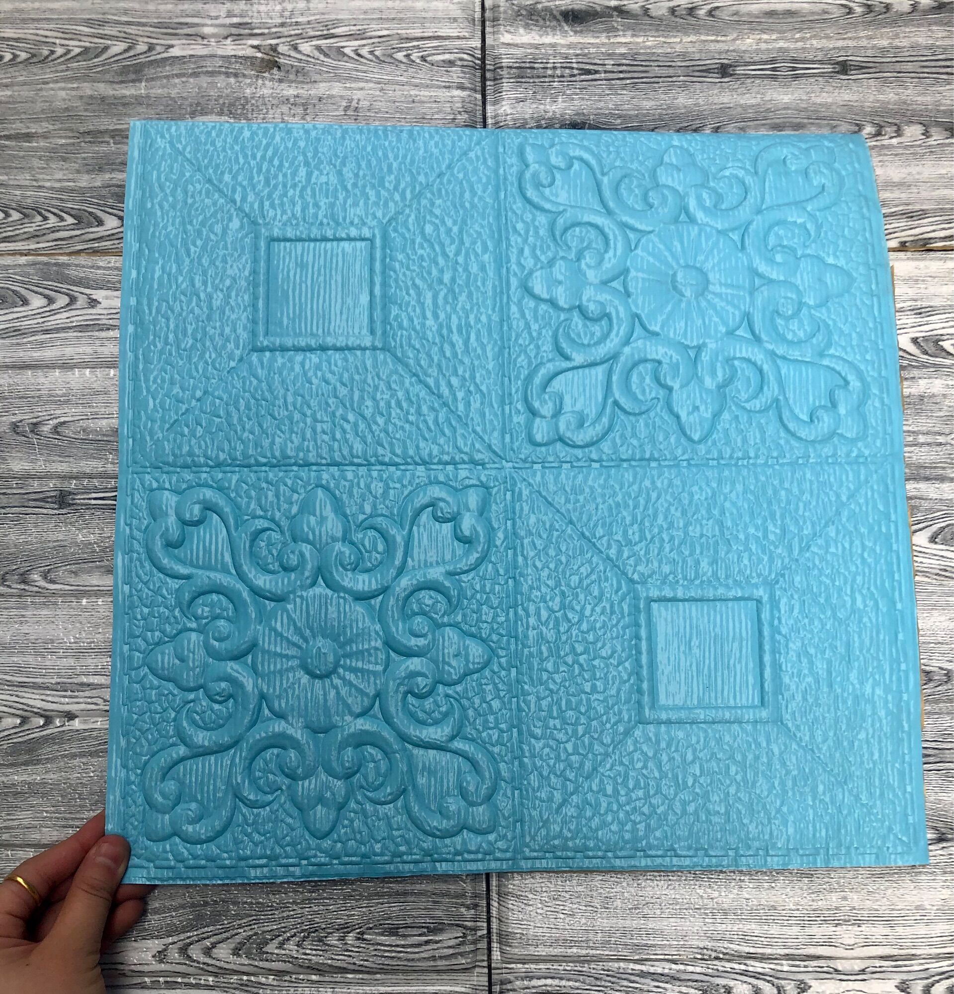 Xốp dán tường Hoa Văn Tim 35x35cm