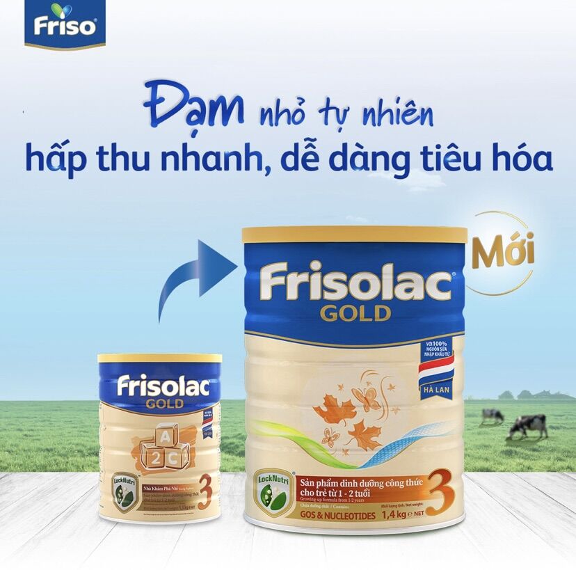 Sữa Bột Frisolac Gold 3 1400g
