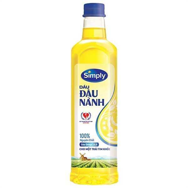 Dầu Simply Đậu Nành Chai 1 lít