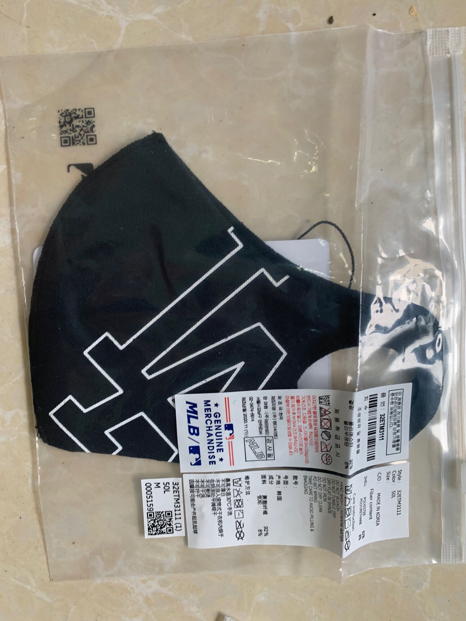 Khẩu trang MLB LA NY cao cấp hàng full tag