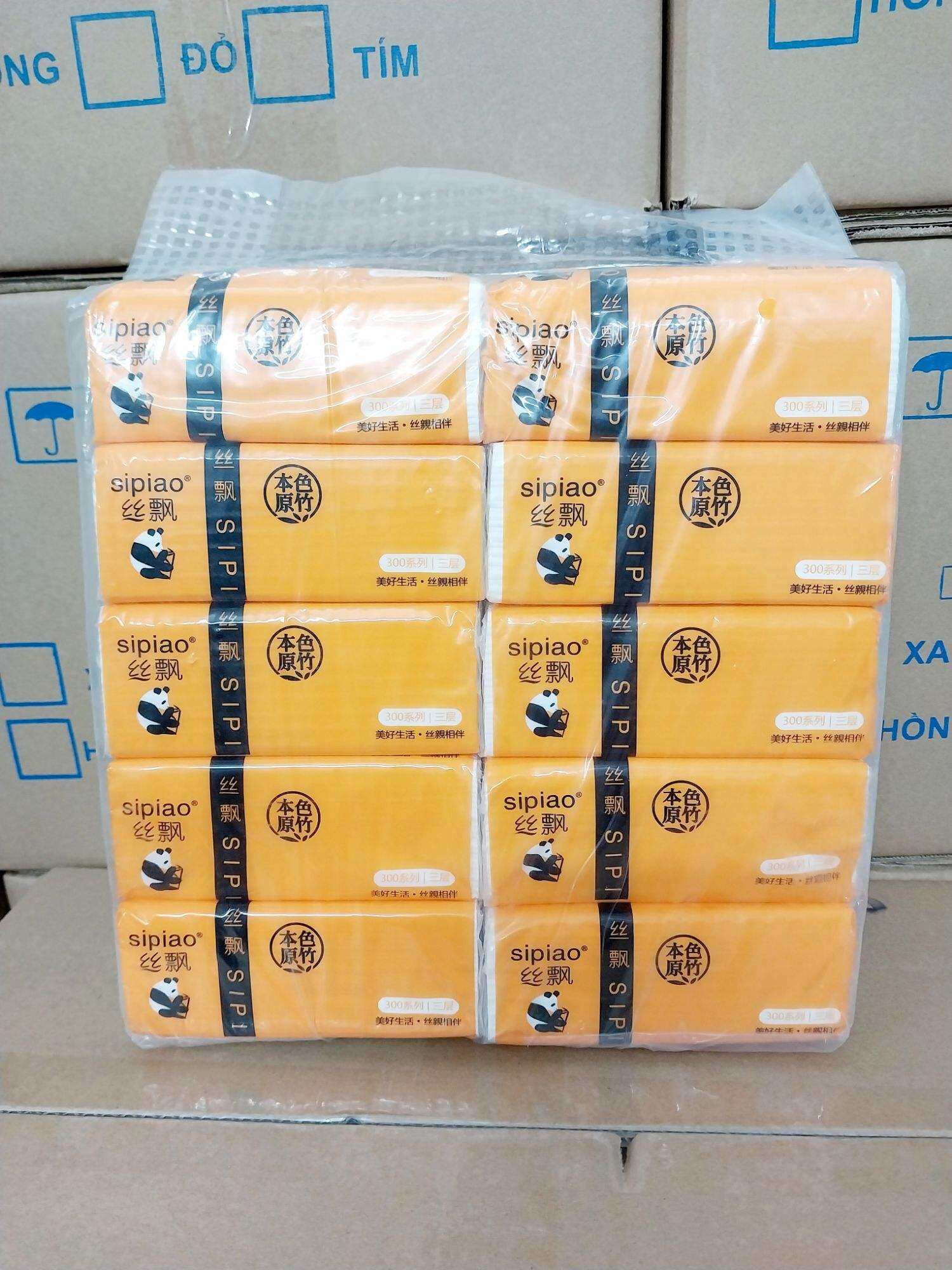 Xách 10 Gói Giấy SIPIAO Phôi Trắng Loại 1