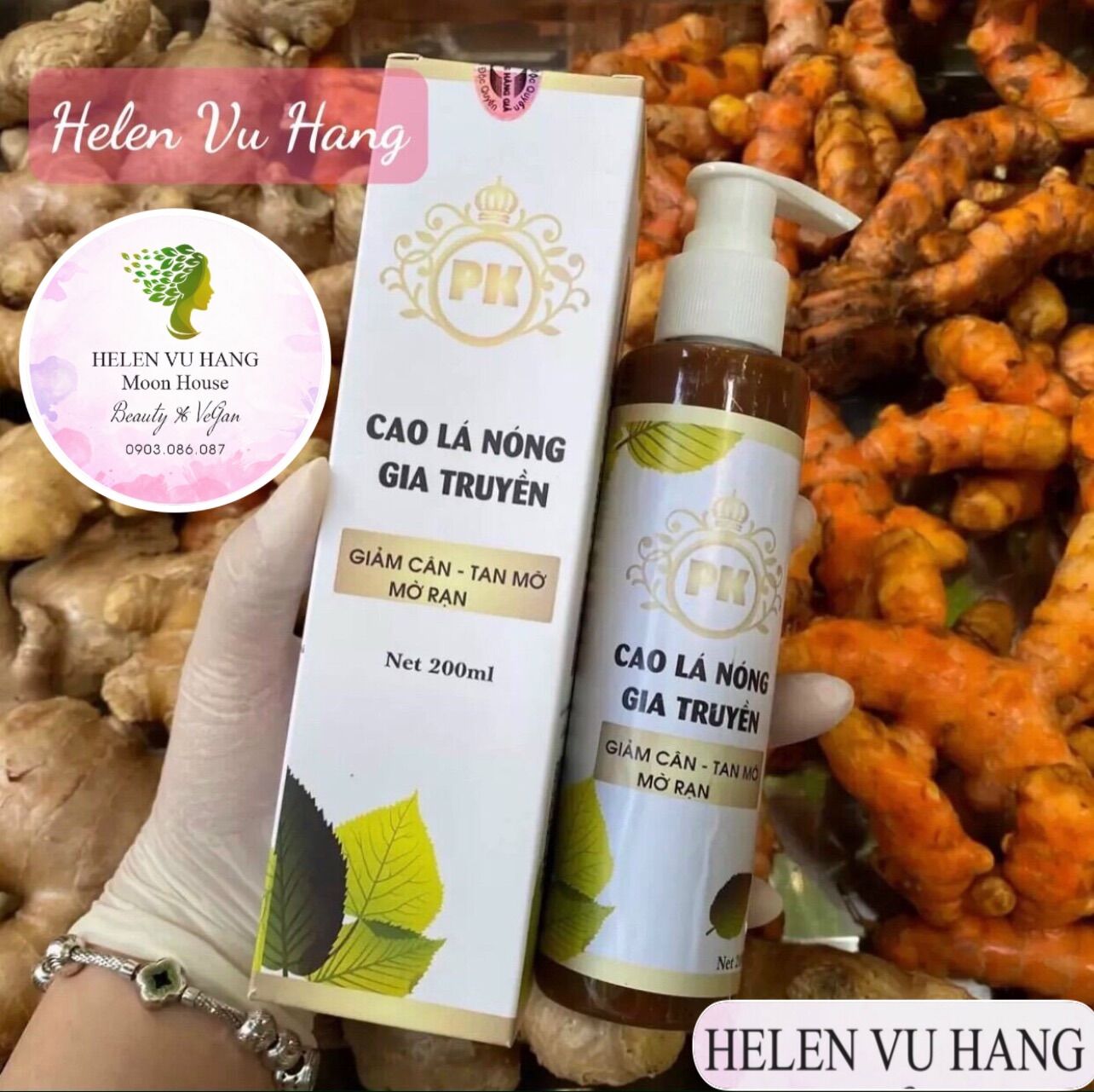Cao Lá Nóng Gia Truyền Giảm Mỡ Thừa - Mờ Rạn - Giảm Thâm