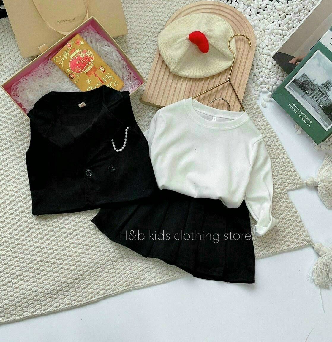 (SALE) Set ghile 3 chi tiết cho bé gái