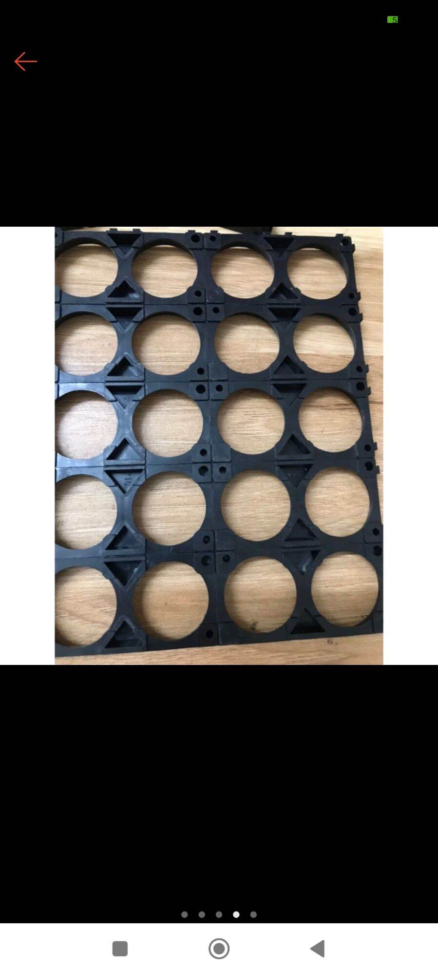 Khung Nhựa Cố Định Pin 33140 (1 khung 2 lỗ)