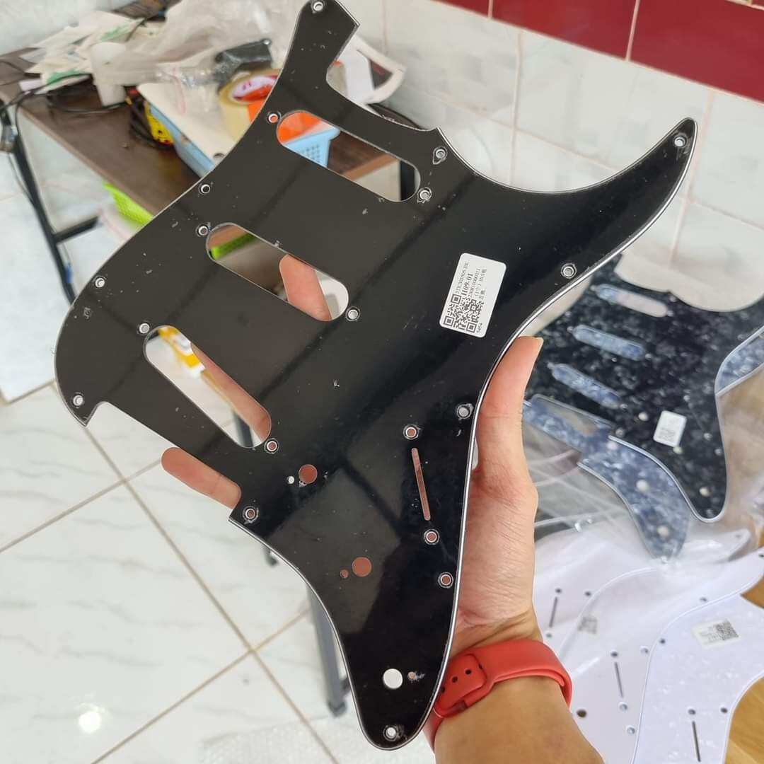 Bộ mặt nạ đàn Guitar cổ + mobin + tăng âm - Pickup đàn-