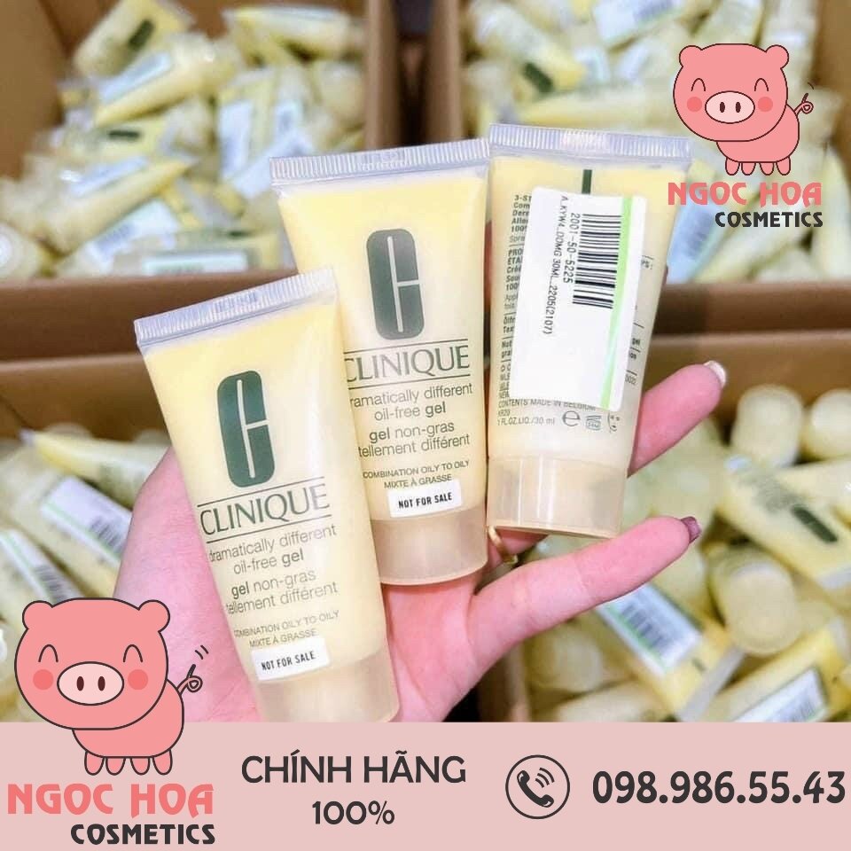 Kem Dưỡng Clinique Dramatically Different Oil-free Gel, MINI 30ml