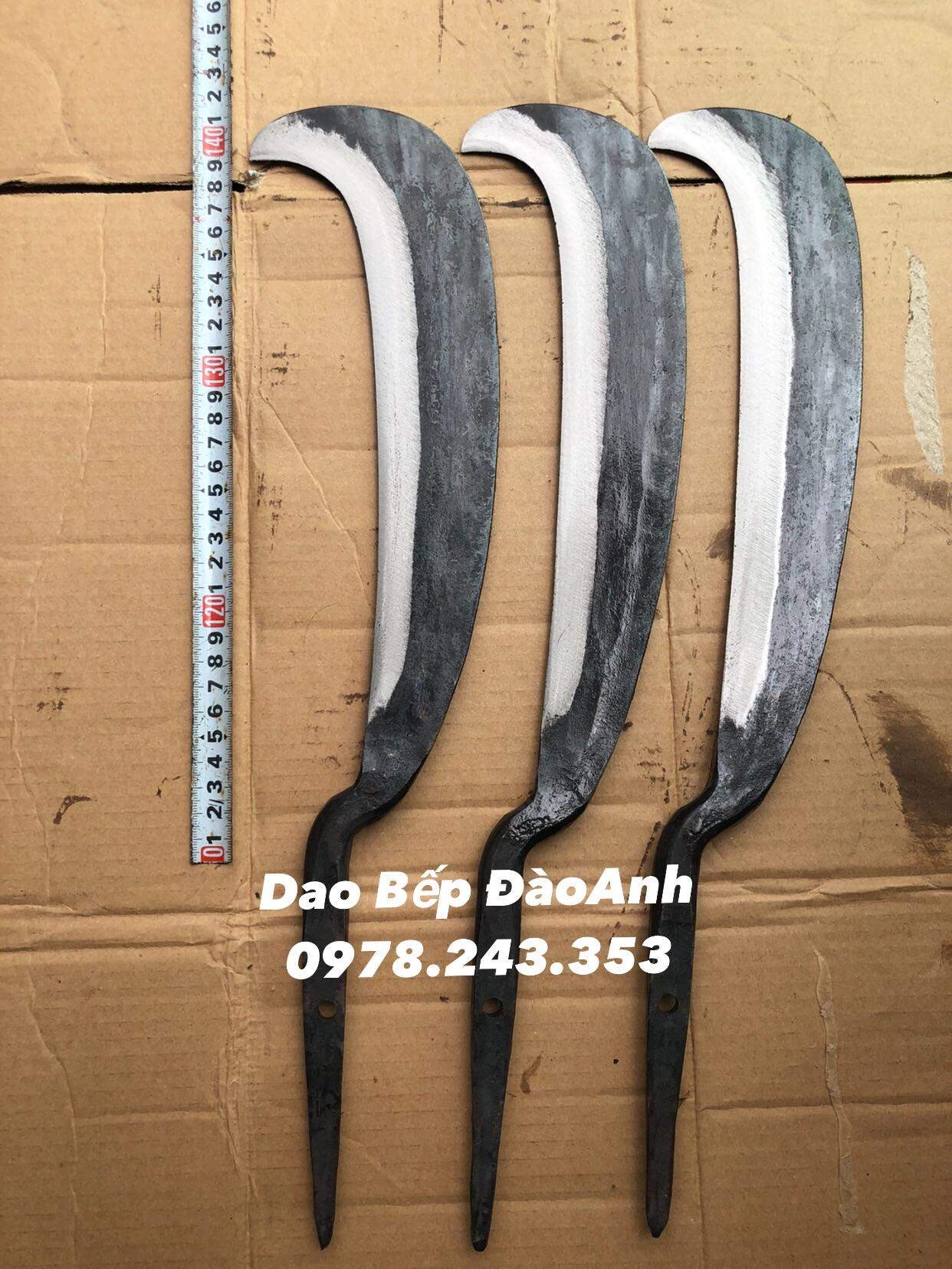 Dao dựa phát chặt cây củi - cán dài 40cm - dao dựa móc dày 7ly