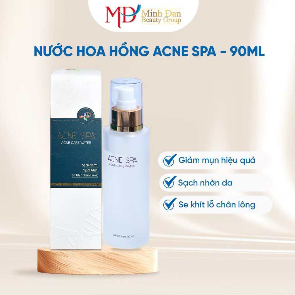 Nước hoa hồng Acne Spa Care Water - Minh Đan Beauty Group - Làm sạch nhờn da - 80ml