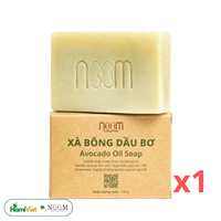 Xà bông tự nhiên Noom 100g cân bằng hệ vi sinh trên da và tóc nước thải lành tính phân hủy nhanh