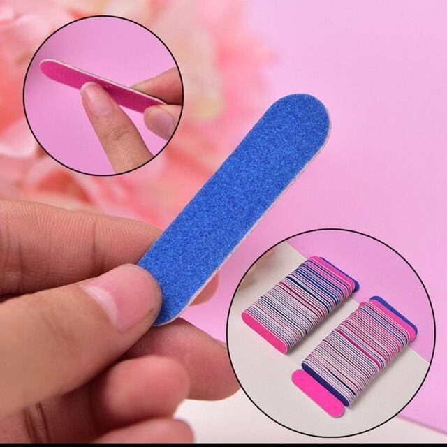 Set 2 dũa móng tay chân mini tiện dụng