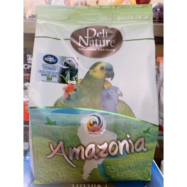 Hạt Amazonia dành cho vẹt gói chiết lẻ 1kg