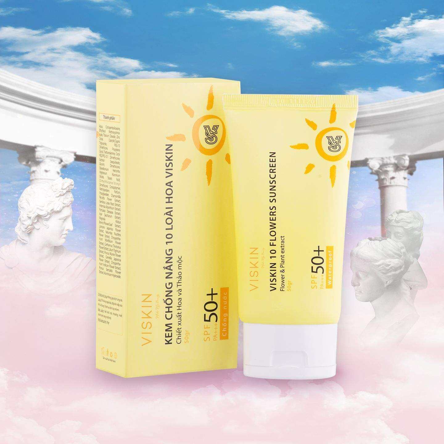 Kem Chống Nắng Nâng Tone VISKIN