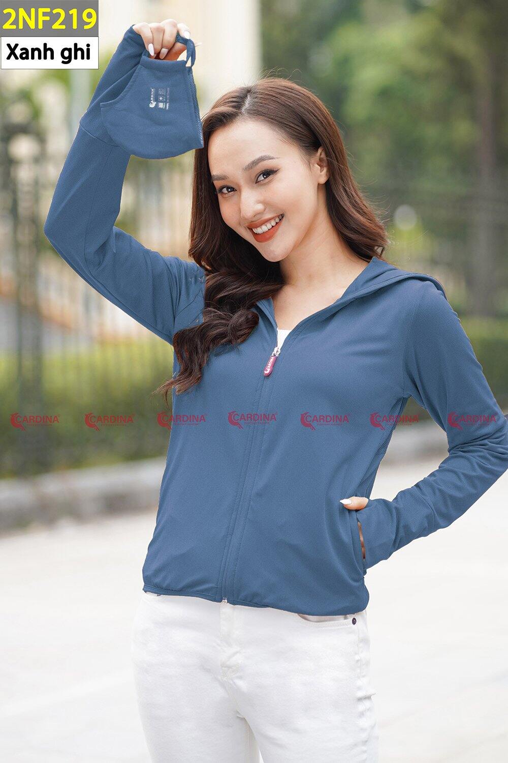 Áo chống nắng nữ 2lớp cao cấp cardina
