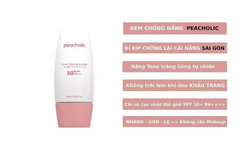 Kem chống nắng Peacholic
