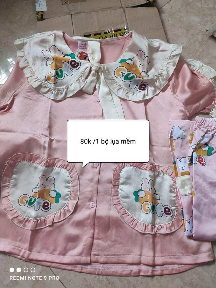 Combo 5 bộ pizama mặc nhà fesize