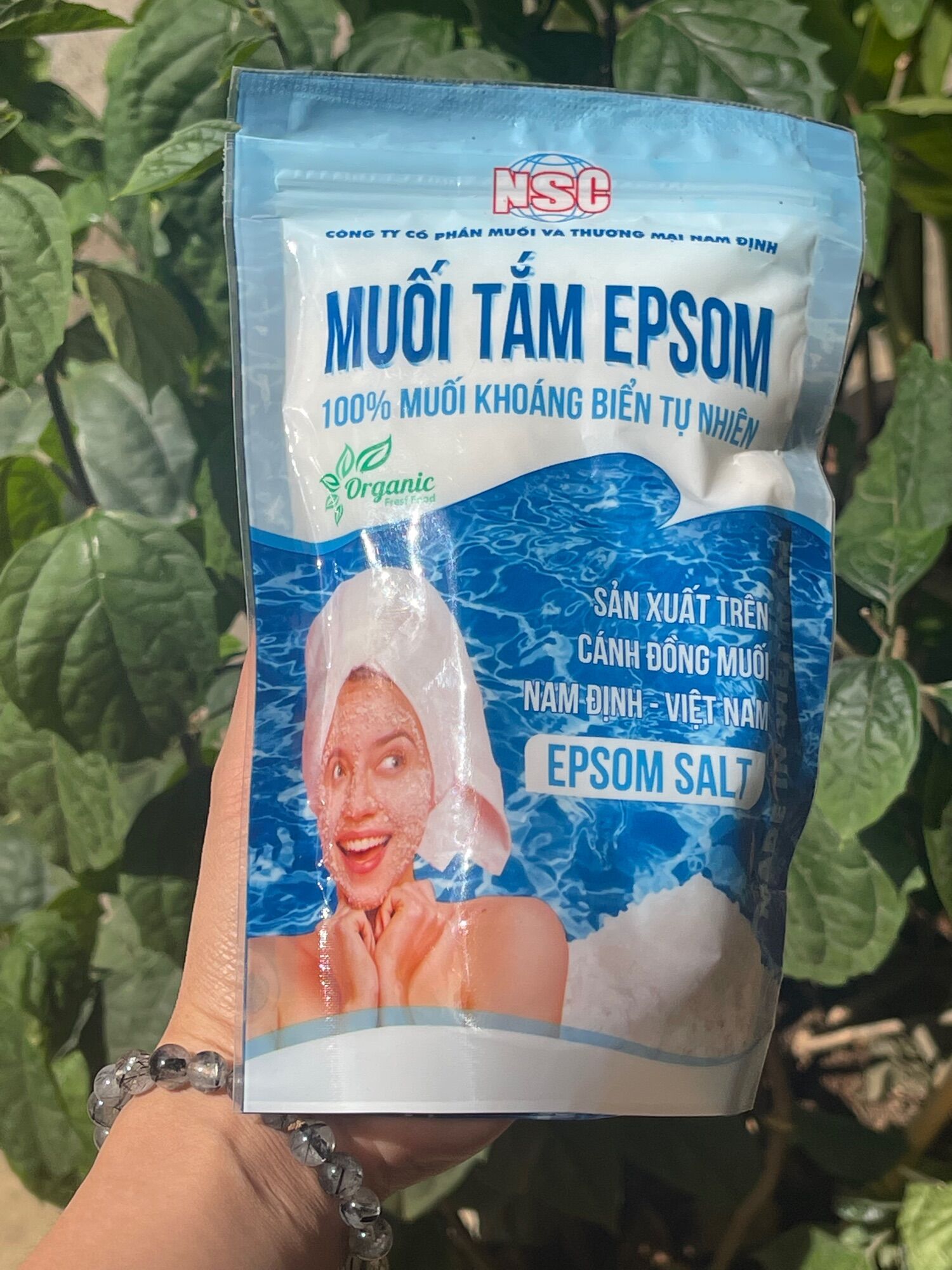 Muối tắm Epsom gói 200gr
