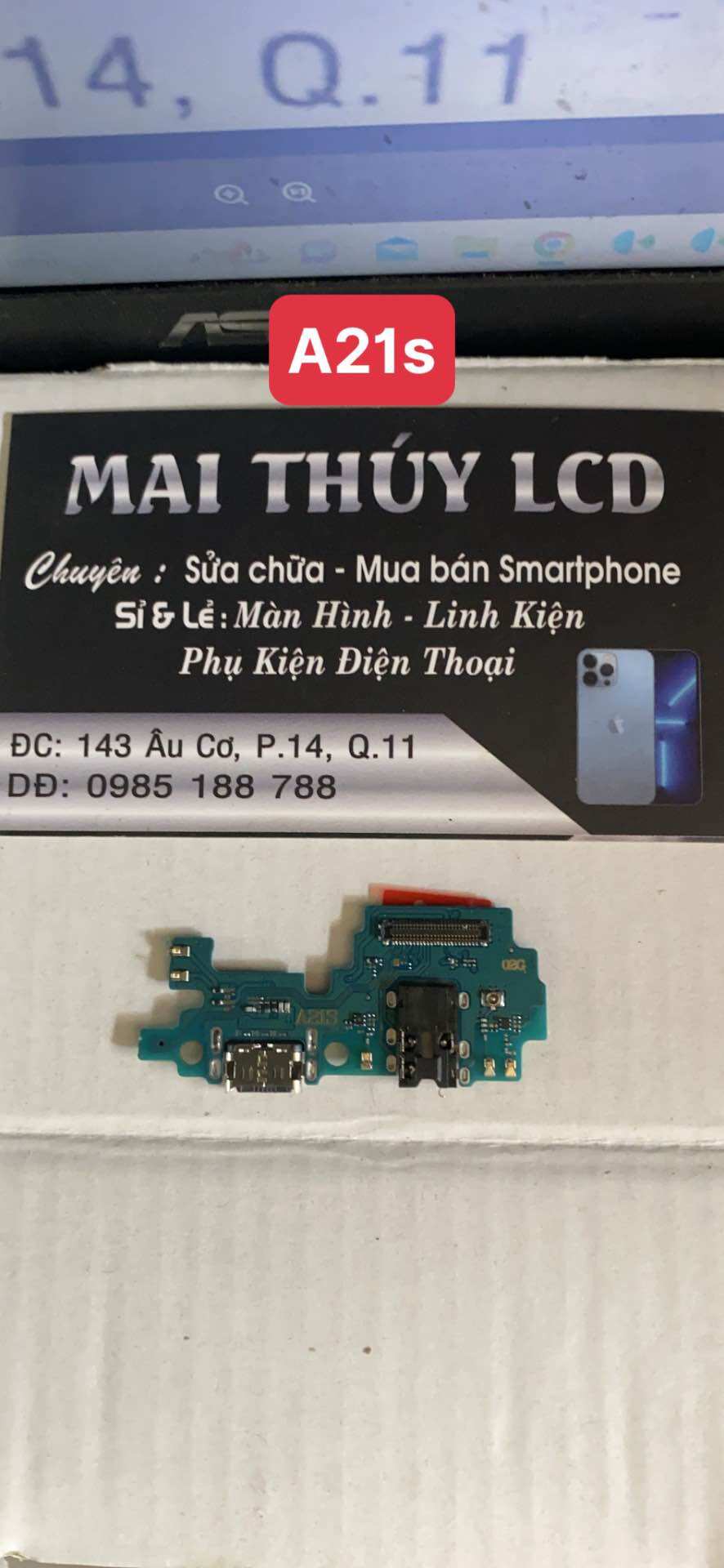 Cụm sạc samsung a21s