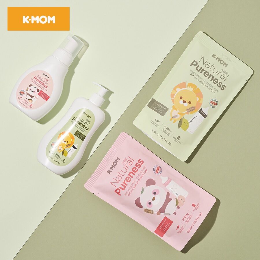 Nước rửa bình & rau quả hữu cơ K-Mom Hàn Quốc .