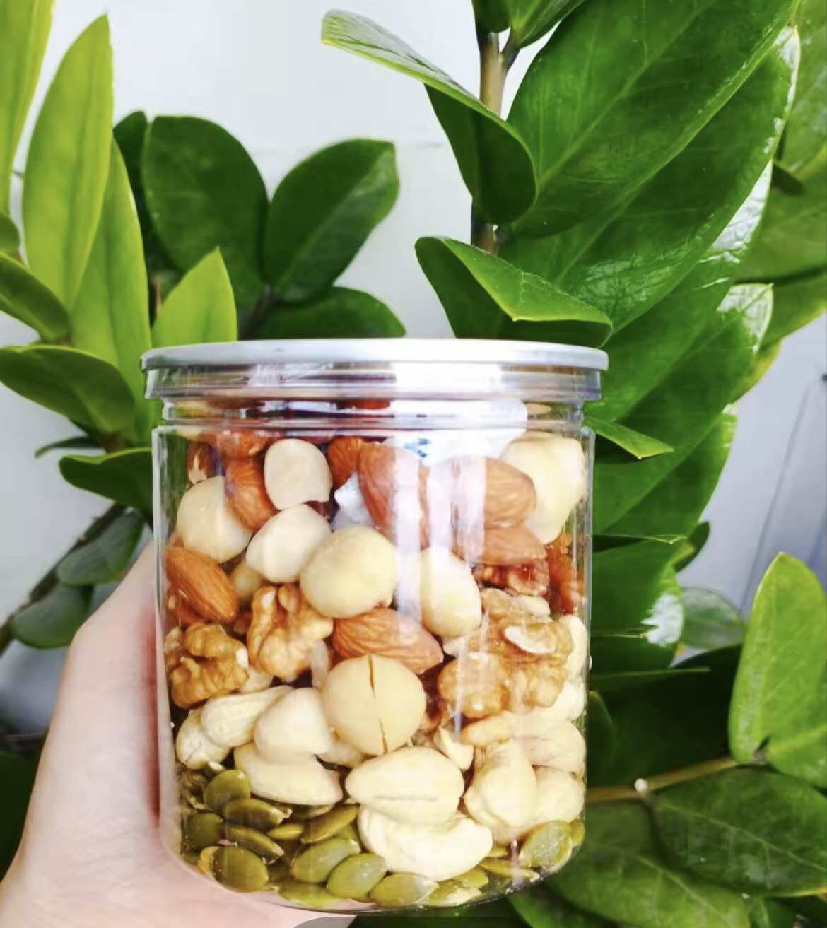Hạt Dinh Dưỡng 500g- Mix 5 Loại Hạt (macca, óc chó đỏ, hạt điều, hạt bí, hạnh nhân)