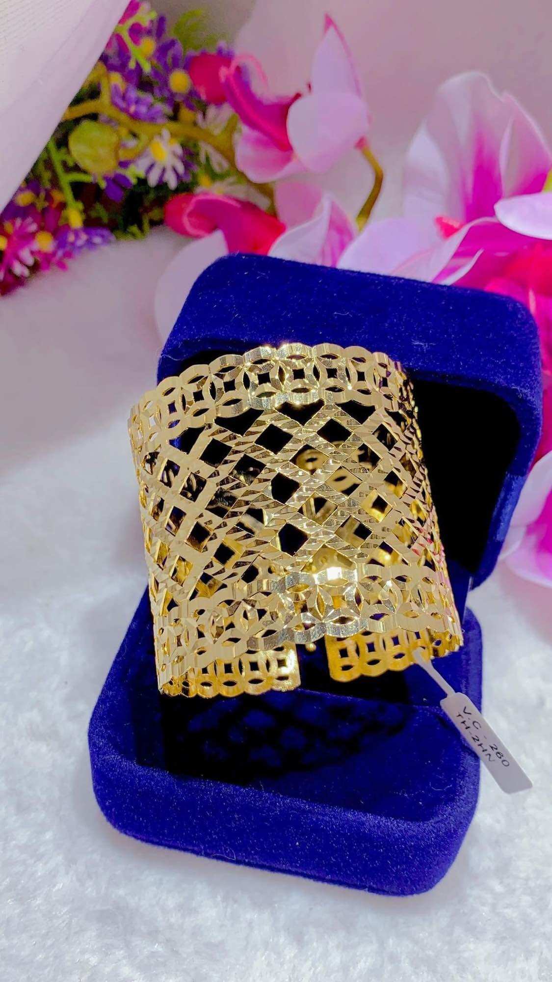 Vòng bảng kim tien full lưới khoá bấm 2 đầu gài