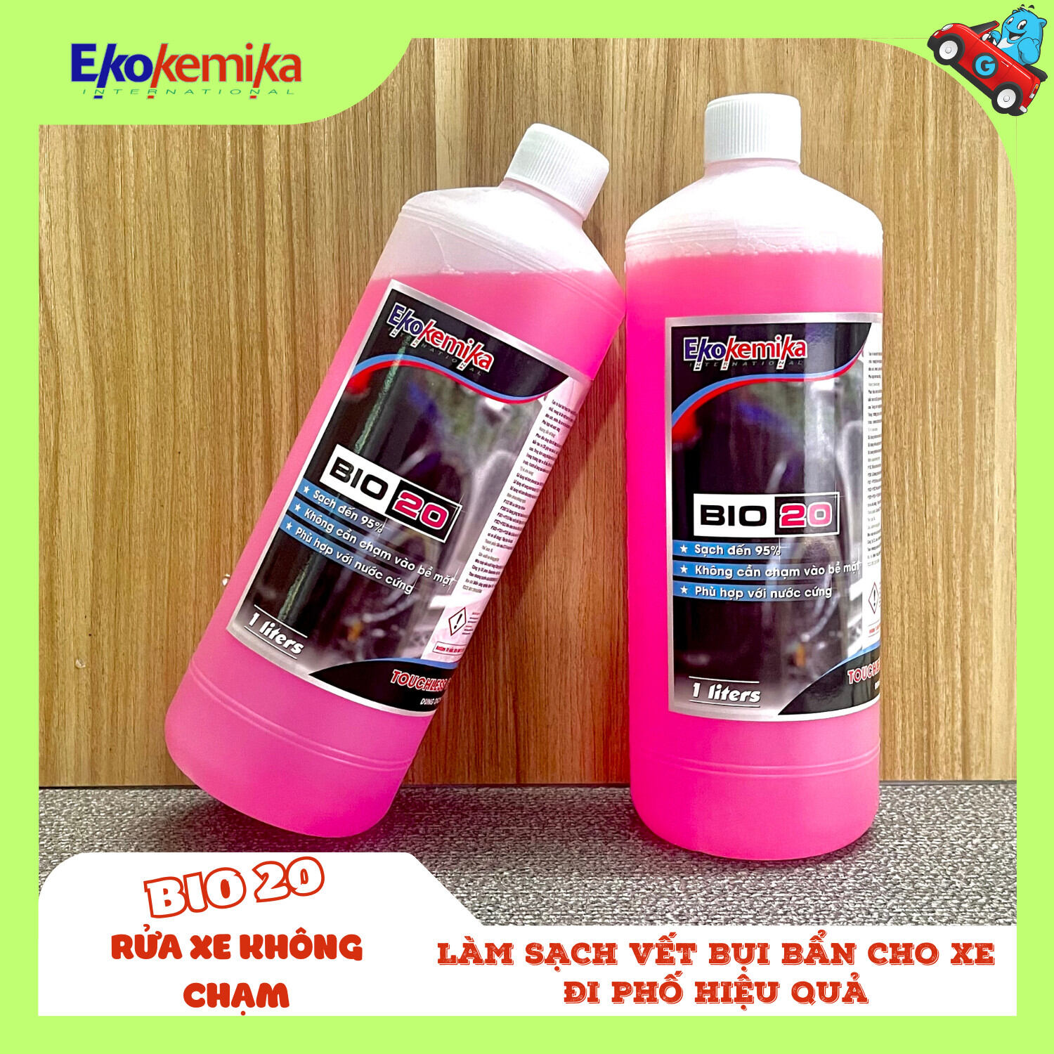 Dung Dịch Rửa Xe Không Chạm Ekokemika BIO 20 - 1L