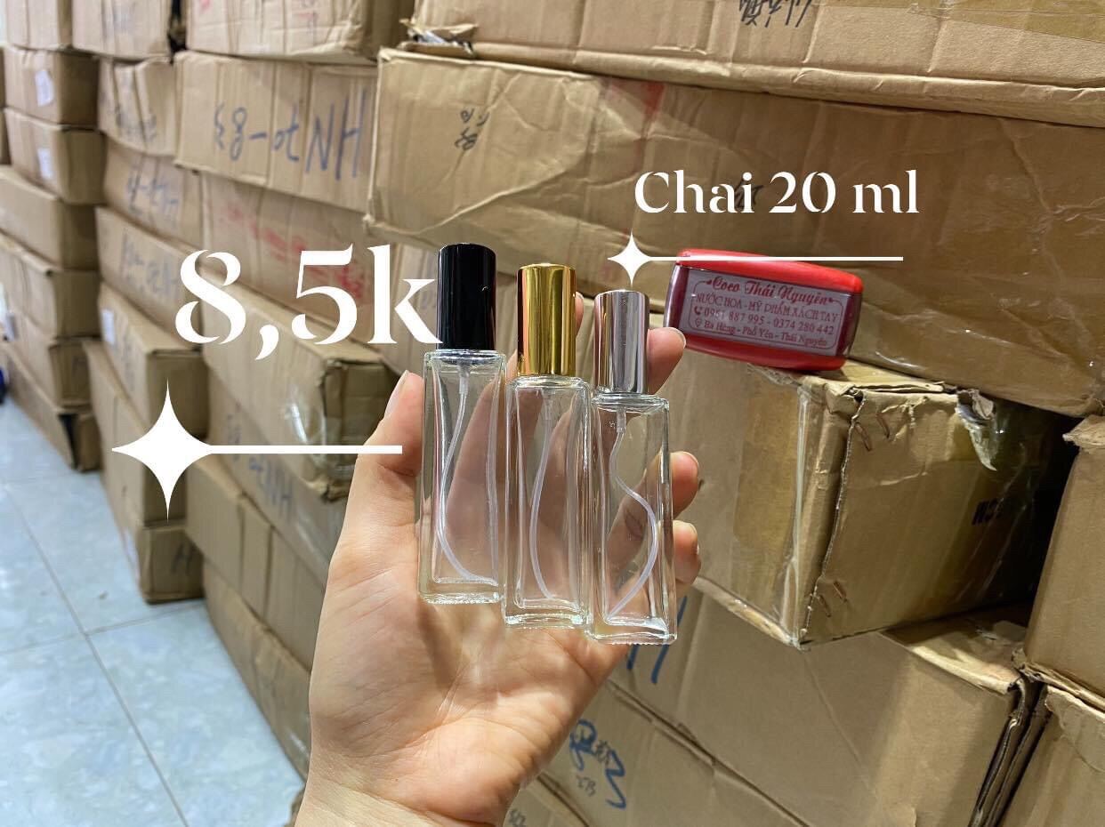 Chai Chiết Nước Hoa 20Ml Thuỷ Tinh