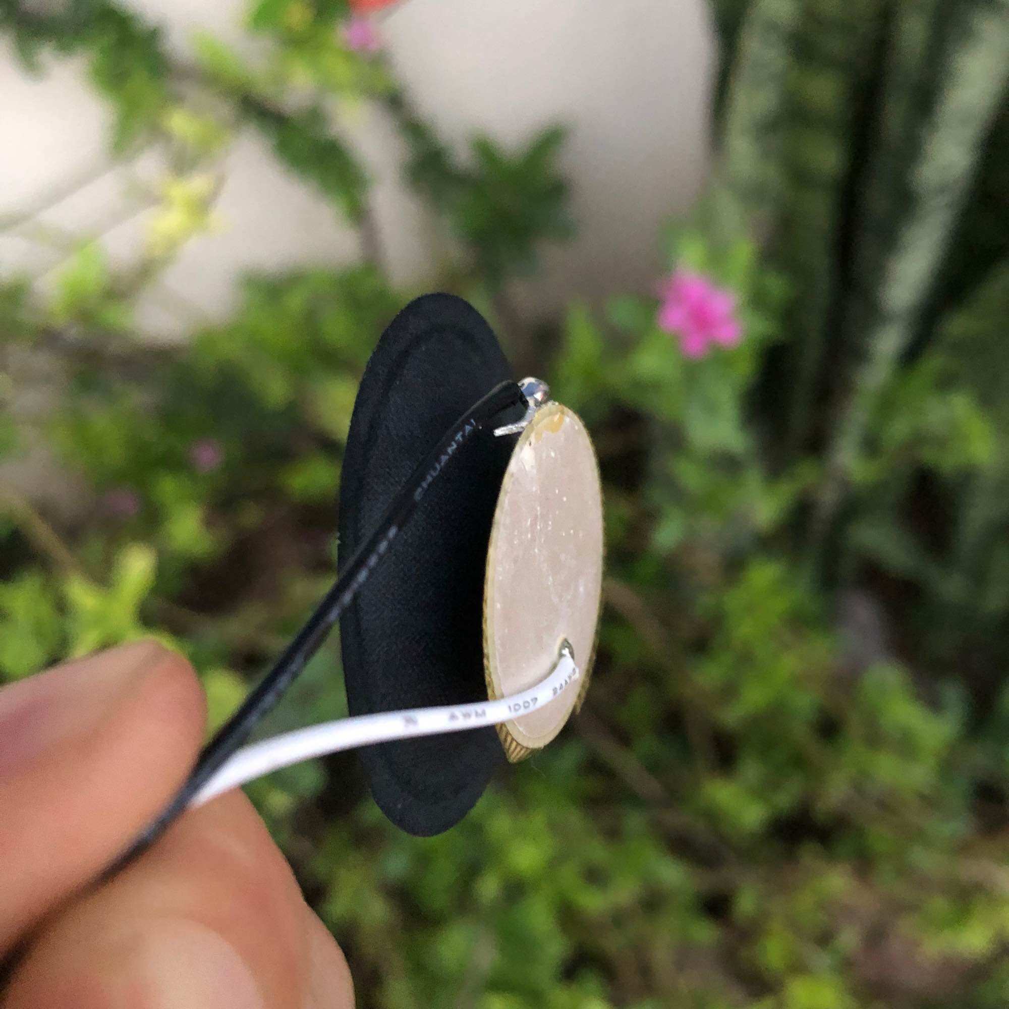 Côn loa trép Thạch anh. Màng giấy, đã có dây