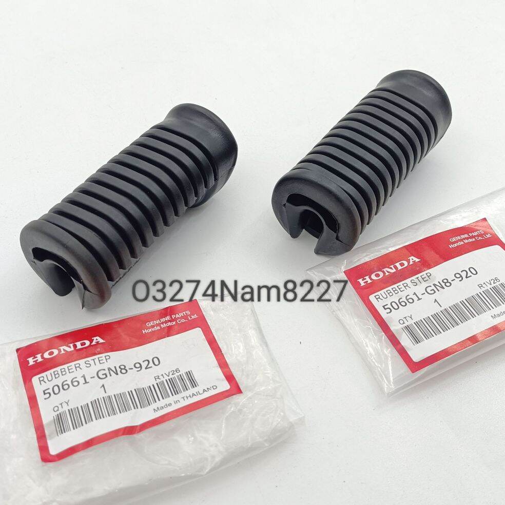 Cặp cao su gác chân trước xe dream, wave... zin honda thái