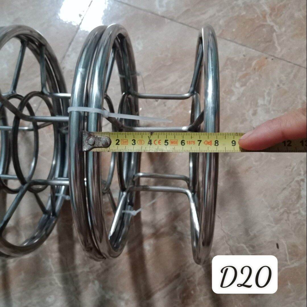 GUỒNG INOX D15 và d20cm, GUỒNG QUẤN DÂY DIỀU ĐẸP