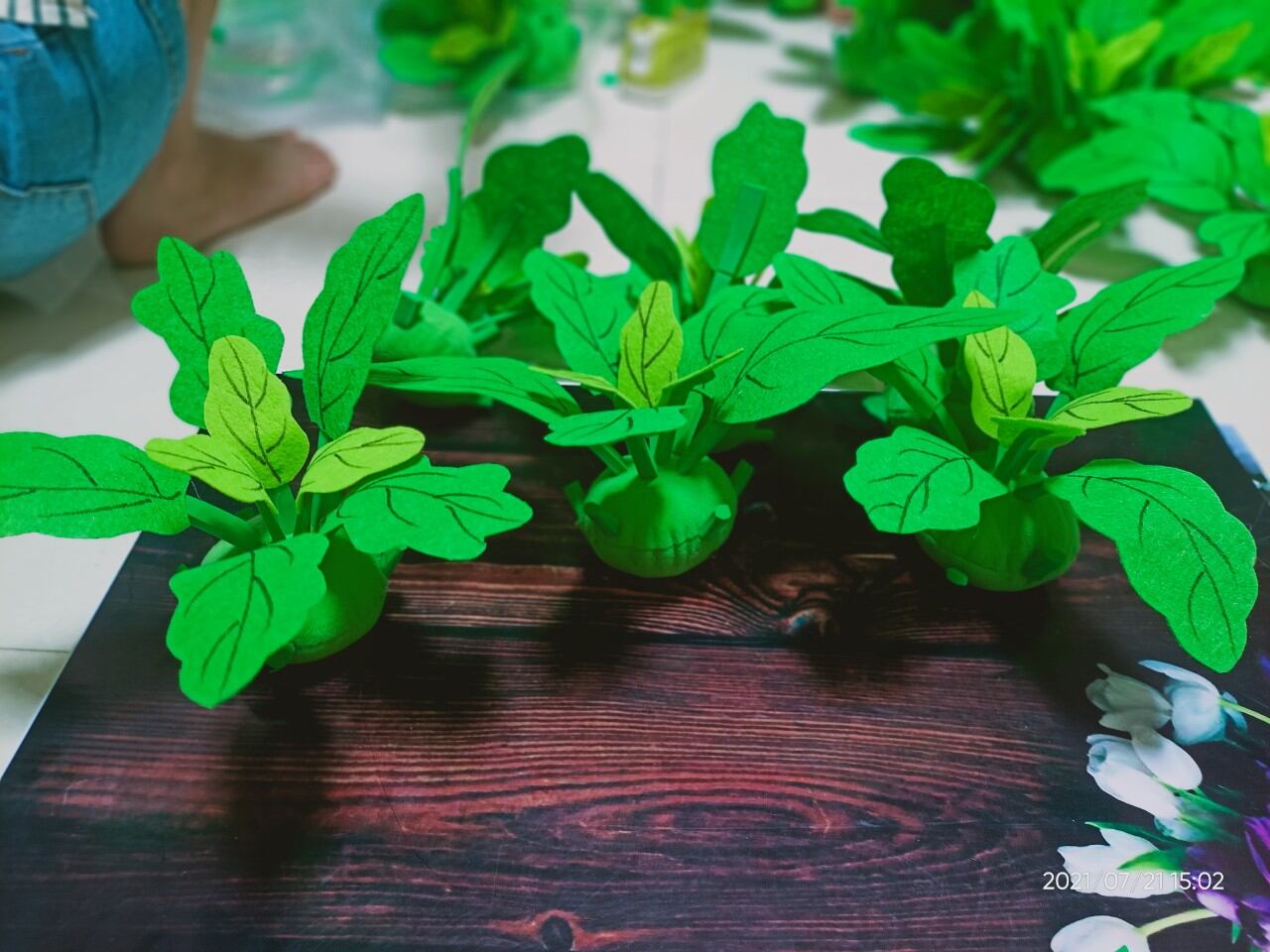Củ su hào - đồ chơi trẻ em nhồi bông - đồ chơi, đồ dùng mầm non