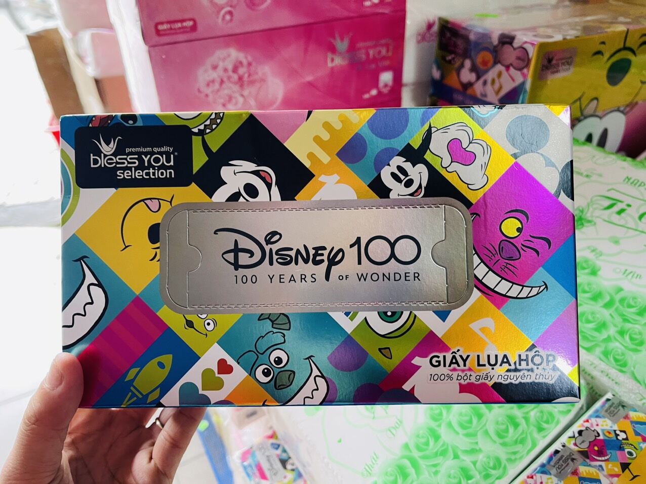 Khăn Hộp  Bless You Selection Disney  100 tờ