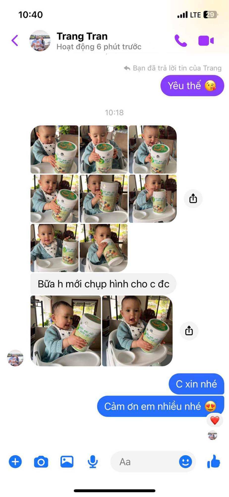 Ngũ Cốc Việt Lộc -Bầu,mẹ sau sinh
