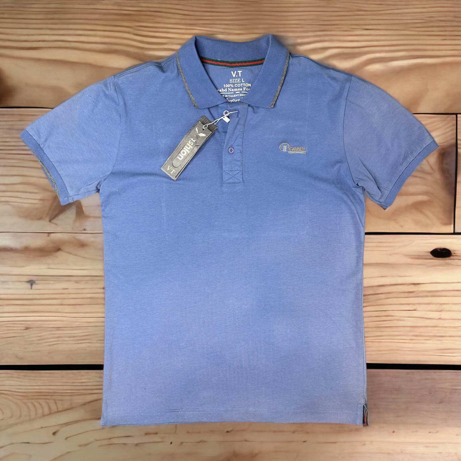 Áo thun polo nam cotton cổ bẻ