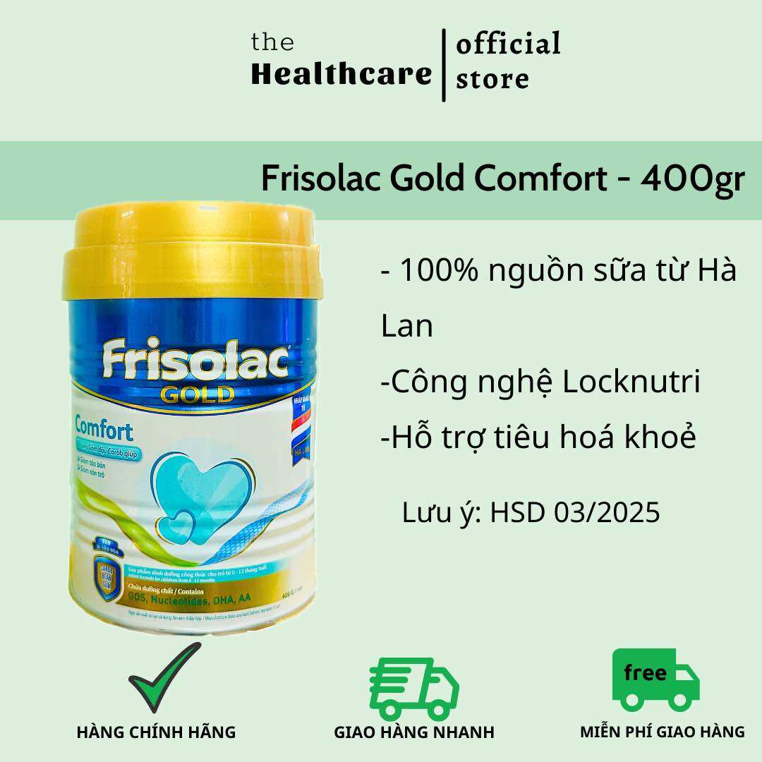 Sữa bột Frisolac gold Comfort 400gr