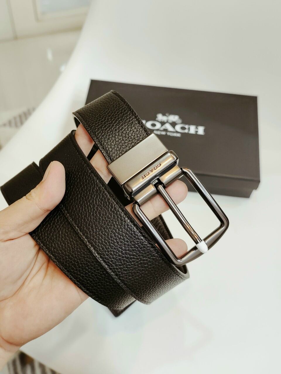 NEW CO**ACH BELT FOR MEN da thật sang trọng