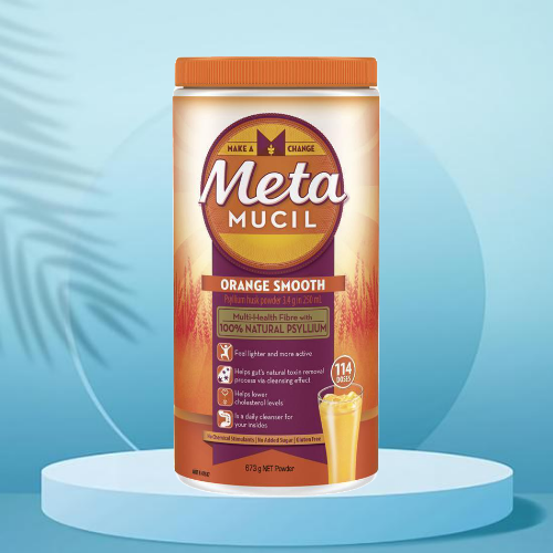 Bột cam bổ sung chất xơ - metamucil fiber supplement smooth orange 673g.