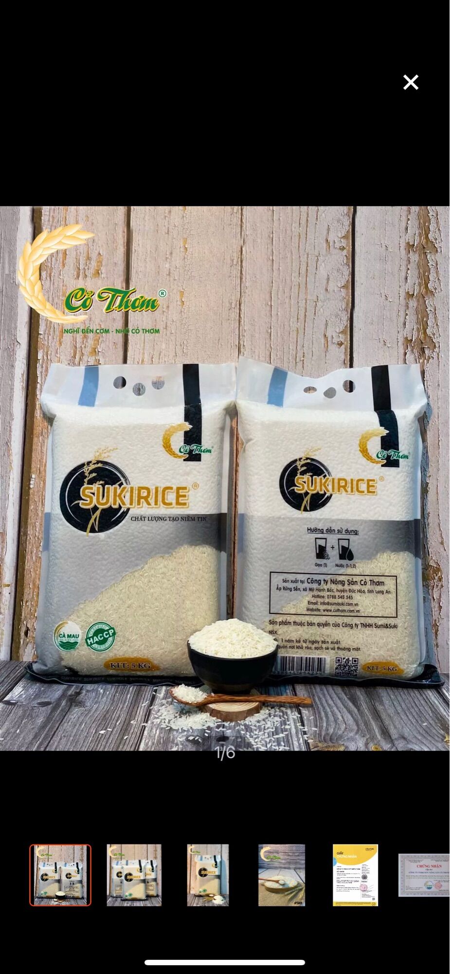 Gạo sinh thái Sumi Rice