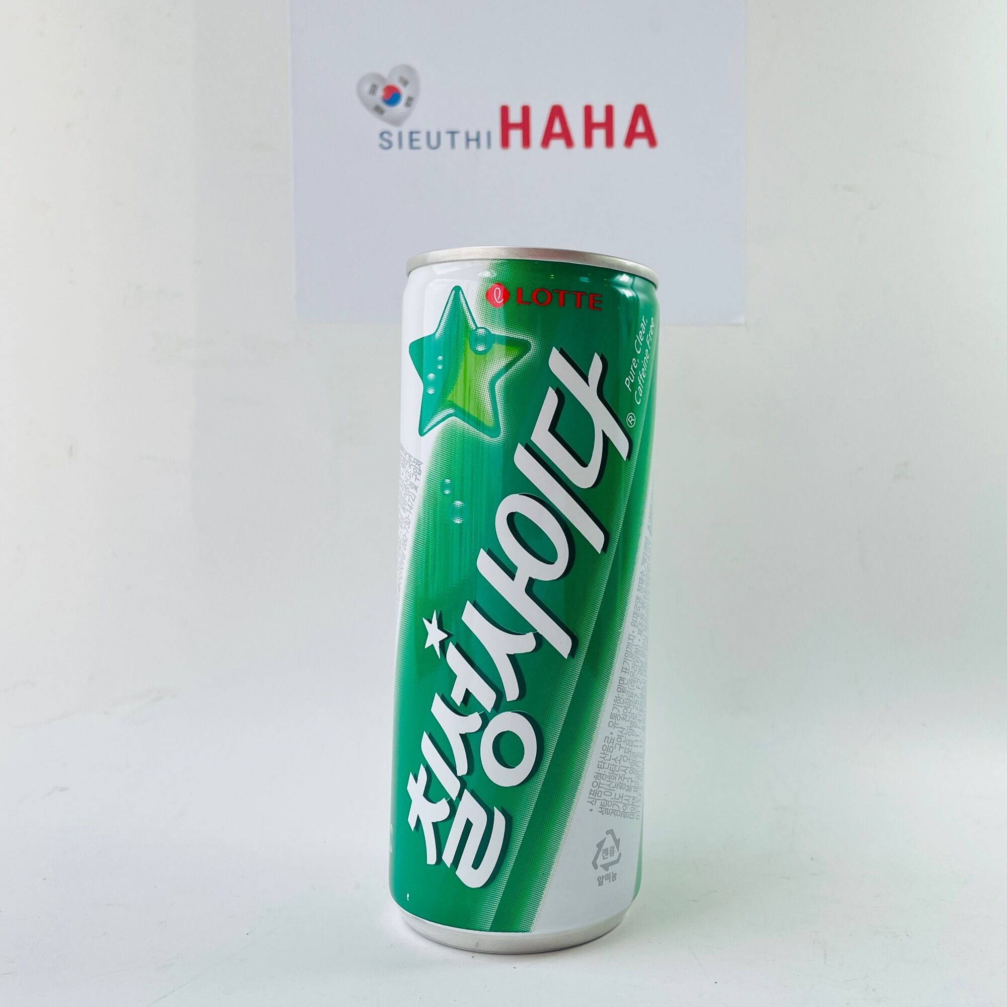 Nước soda hàn quốc lotte chilsung cider 250ml - 칠성사이다 250ml