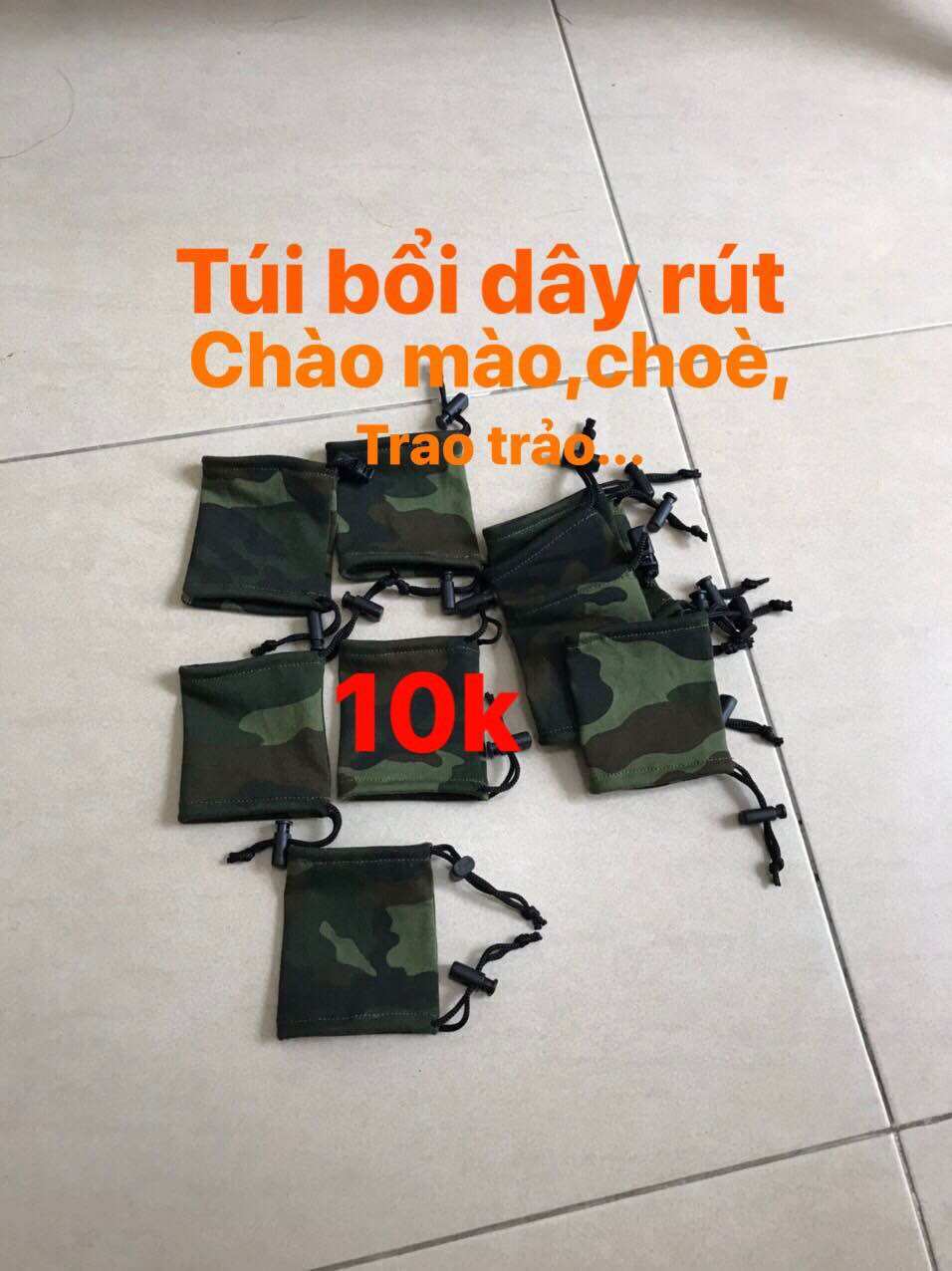 Áo trùm lồng bẫy chào mào, choè...