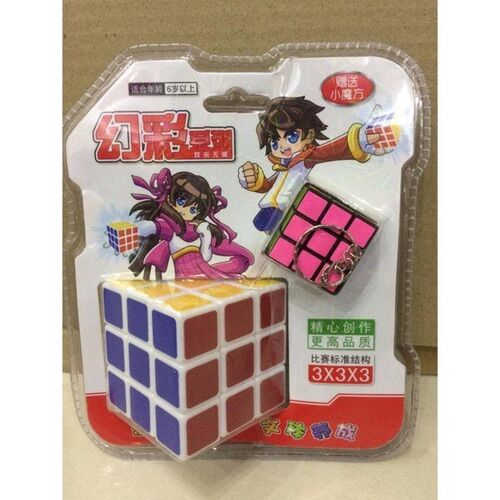 Rubik 3x3 kèm Theo Móc Khoá