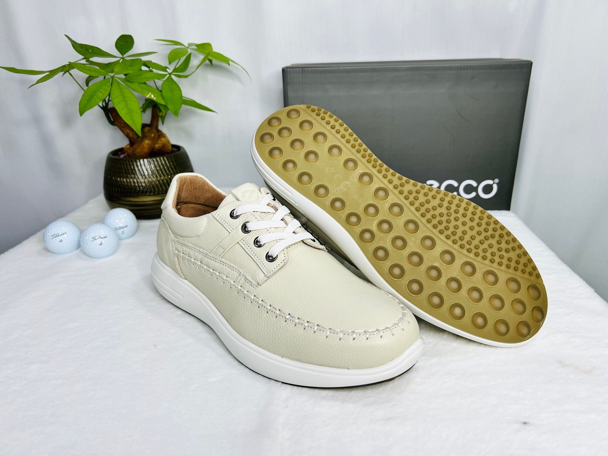 [HOÀN TIỀN MAX 6%] Giày Golf Ecco Nam Dây Buộc Mẫu Mới,golf shoes