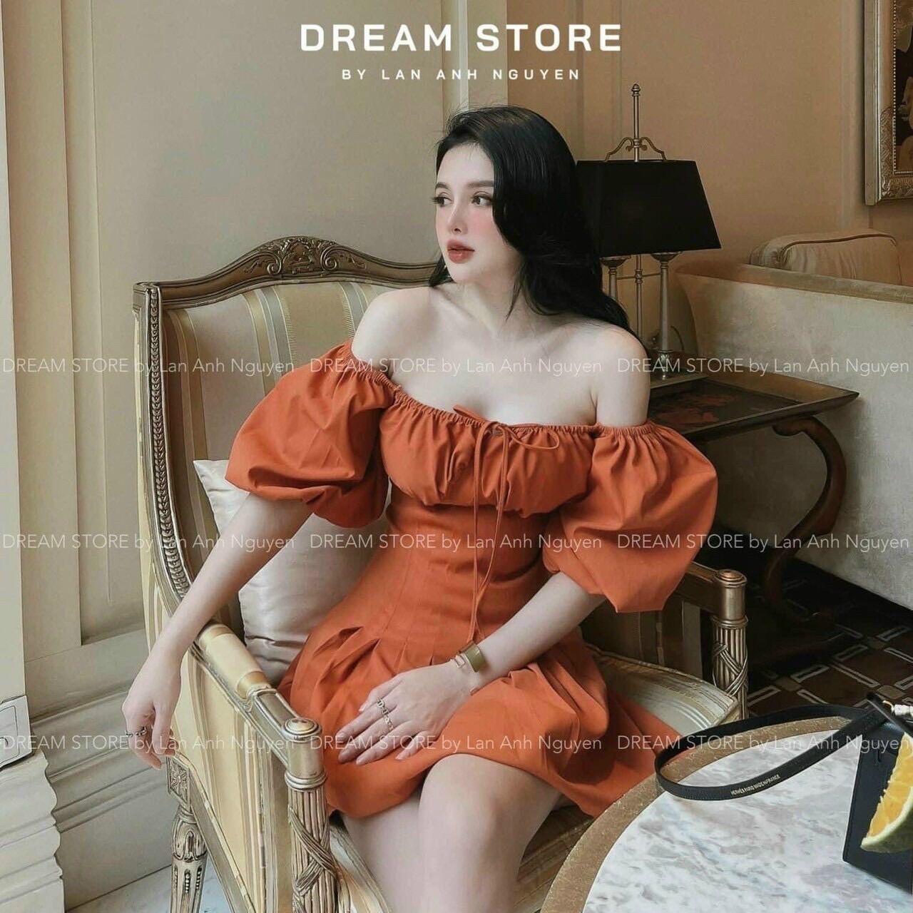 (SHOP BIGSIZE nữ 50kg đến 90kg) ĐẦM TRỄ VAI TAY PHỒNG