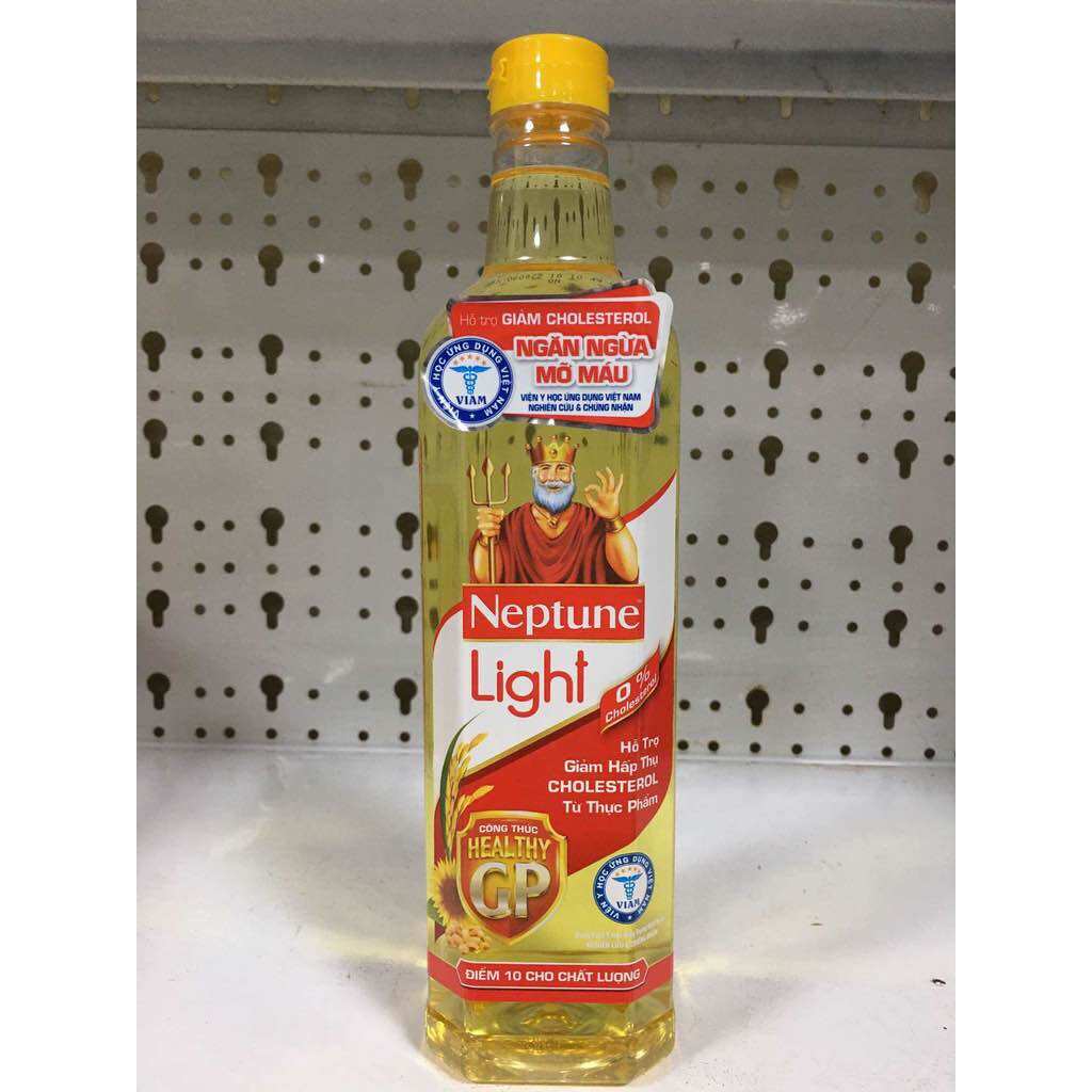 Chai 1L dầu an Neptune Light mẫu mới