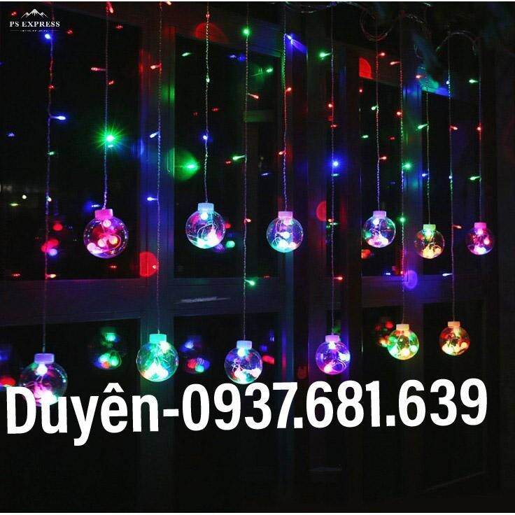 Đèn Led Banh Thả 4m 12 Banh 8cm
