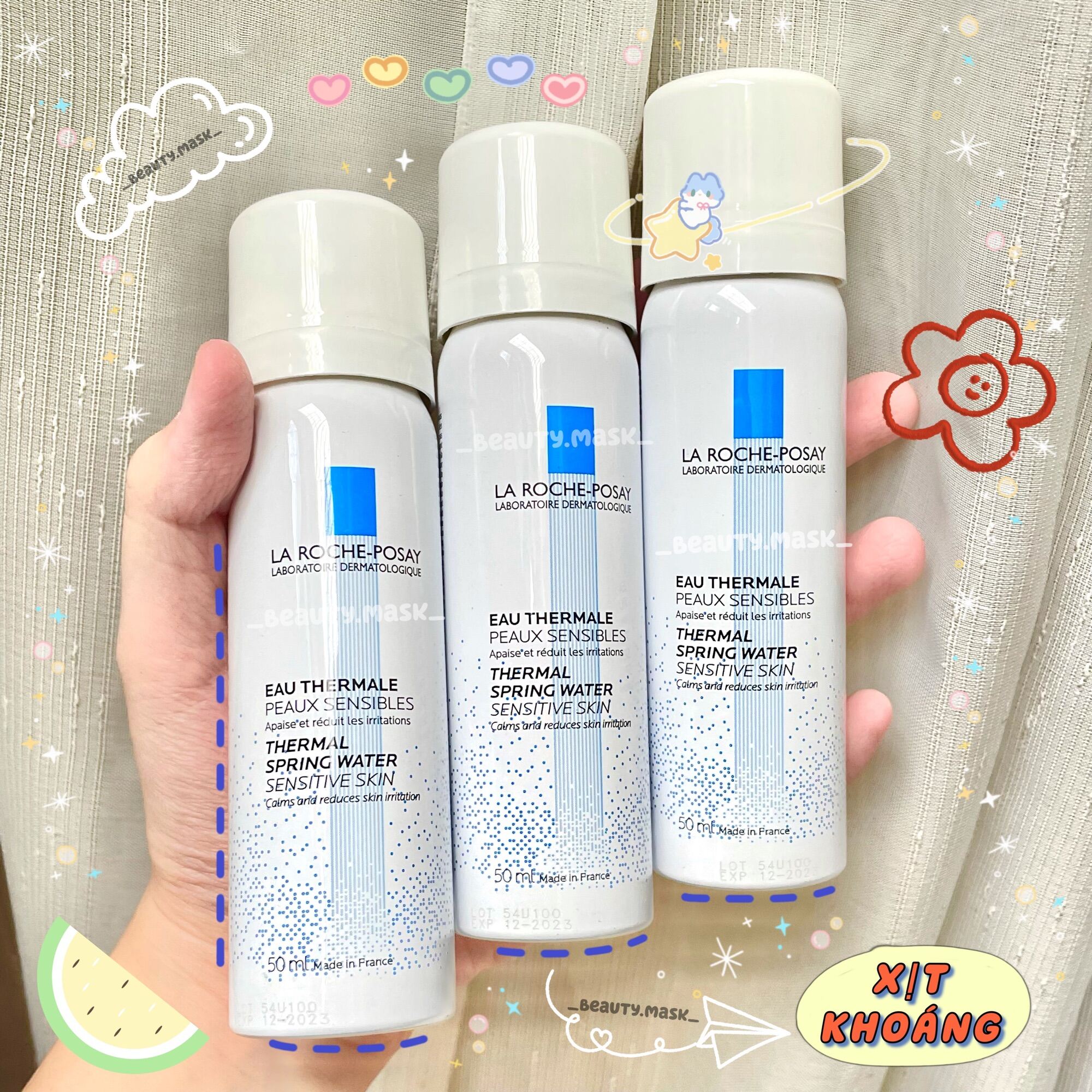 [Hcm]???? Xịt Khoáng Giúp Làm Dịu & Bảo Vệ Da La Roche - Posay Thermal Spring Water 50Ml ????